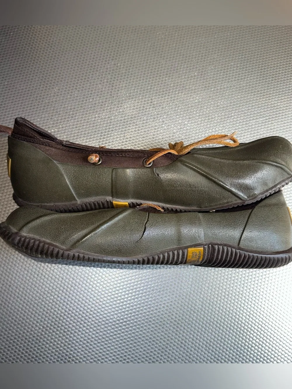 Polo Sport Ralph Lauren green duck boat shoes